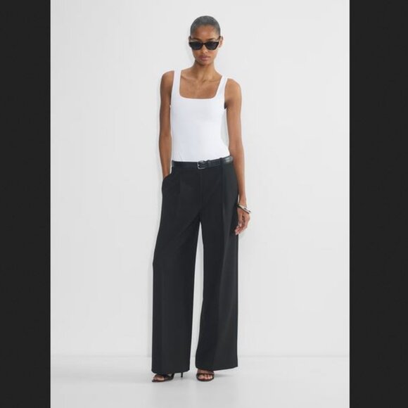 NWOT Aritzia Babaton Contour Second-skin Squareneck Sleeveless Bodysuit in Gray - Picture 5 of 13